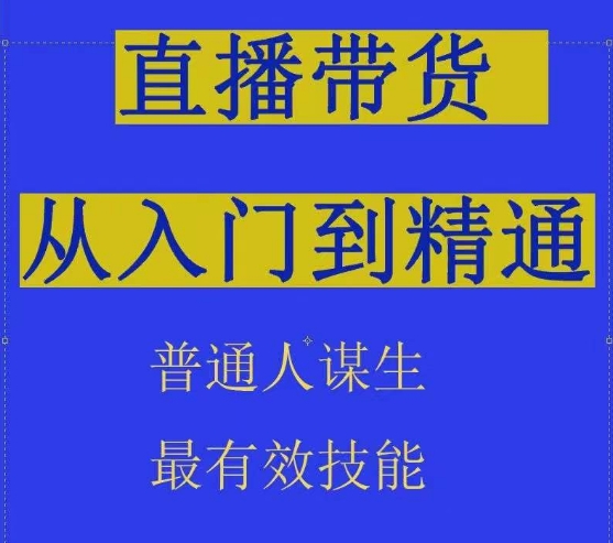 2024抖音直播带货直播间拆解抖运营从入门到精通，普通人谋生最有效技能-创客商