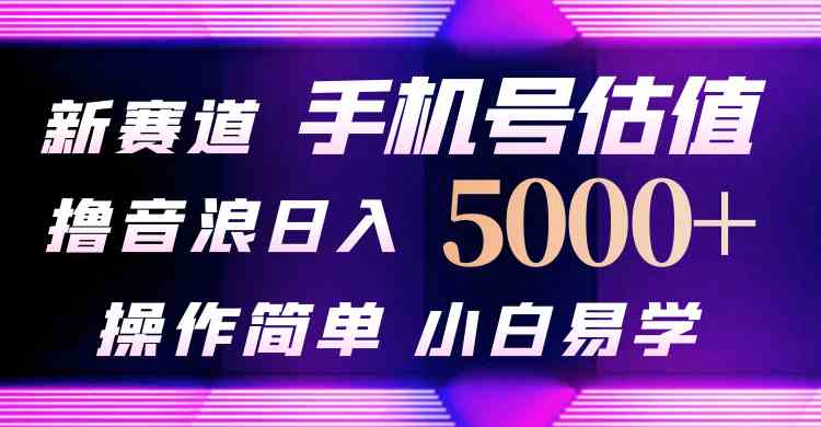 （10154期）抖音不出境直播【手机号估值】最新撸音浪，日入5000+，简单易学，适合…-创客商