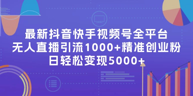 （11970期）最新抖音快手视频号全平台无人直播引流1000+精准创业粉，日轻松变现5000+-创客商