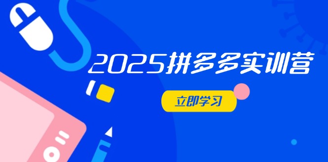 2025拼多多实训营：深度剖析运营关键，助力电商人快速提升-赚客网赚