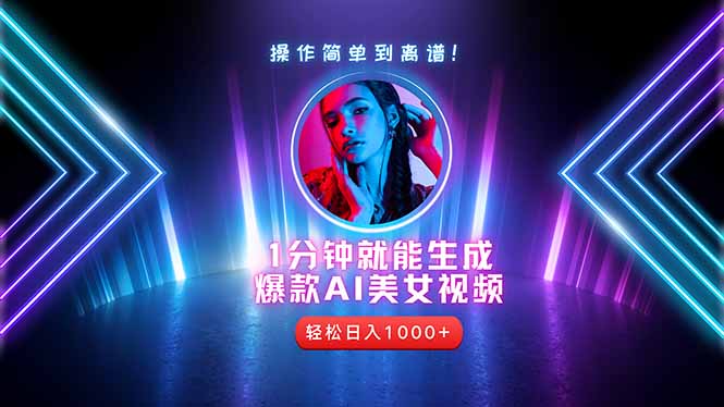 2025年最强副业：用AI做短视频，从零开始打造爆款账号！-赚客网赚