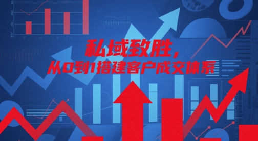 私域致胜，从0到1搭建客户成交体系-赚客网赚