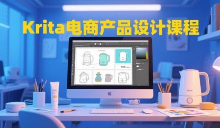 大梦老师·Krita电商产品设计课程-赚客网赚