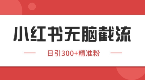 小红书截流同行客源，独家野路子获客玩法 日引200+暴力获客【揭秘】-赚客网赚