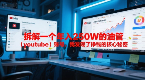付费文章：拆解一个年入250W的油管（youtube）账号，我发现了挣钱的核心秘密-赚客网赚