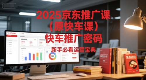 2025京东推广课（原快车课）解锁京东快车推广密码，新手必看运营宝典-赚客网赚
