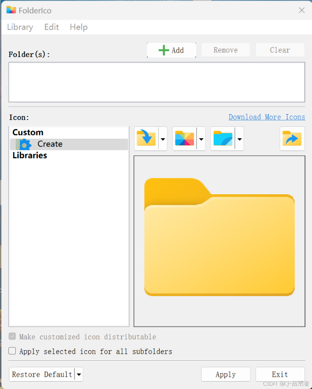 FolderIco文件夹颜色更改工具v8.1-赚客网赚