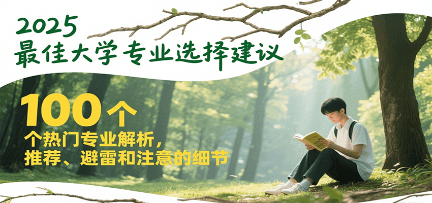 2025最佳大学专业选择建议，100个热门专业解析，推荐、避雷和注意的细节-赚客网赚