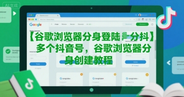 谷歌浏览器分身登陆多个抖音号，谷歌浏览器分身创建教程-赚客网赚