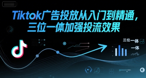 Tiktok广告投放从入门到精通，三位一体加强投流效果-赚客网赚