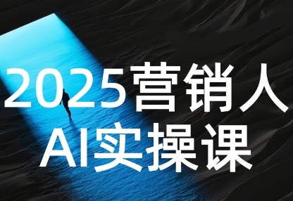 2025营销人Al实操课，AI营销抢跑实战，从Prompt到方案，效率碾压同行-赚客网赚