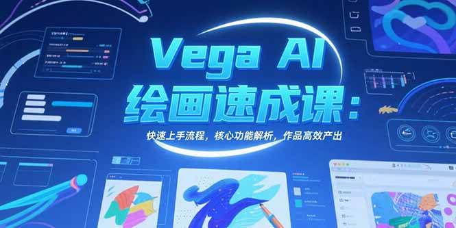 （15470期）Vega AI绘画速成课：快速上手流程，核心功能解析，作品高效产出-赚客网赚