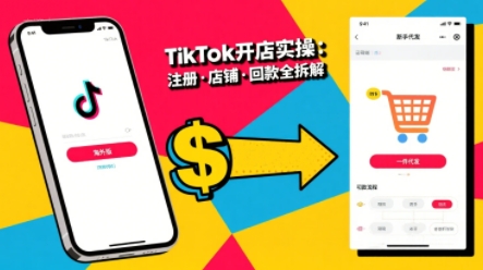 TikTok从开店到投流的进阶课，从基础实操到高阶技巧一网打尽-赚客网赚