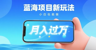小红书蓝海项目新玩法，一部手机即可月入过W，推荐小白做非常简单认可度超高-赚客网赚