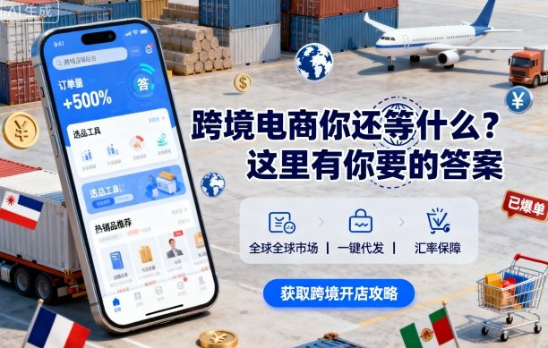 跨境电商你还等什么？这里有你要的答案【音频课】-赚客网赚