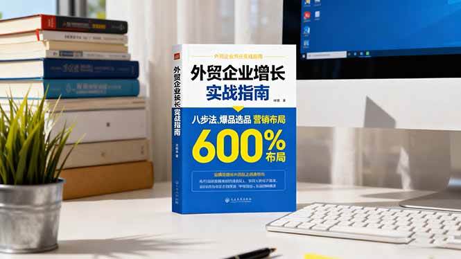 （16296期）外贸企业增长实战指南，八步法、爆品选品、营销布局，业绩增长300%-赚客网赚