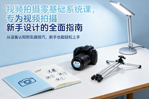 视频拍摄零基础系统课,专为视频拍摄新手设计的全面指南-赚客网赚