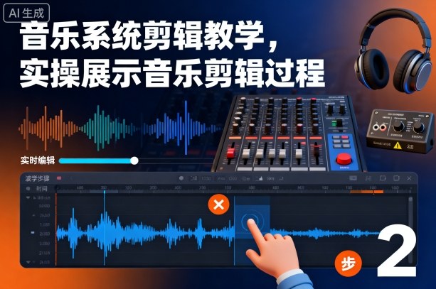 音乐系统剪辑教学，实操展示音乐剪辑过程-赚客网赚