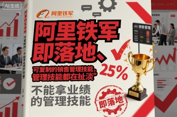 阿里铁军即落地、可复制的销售管理技能，不能拿业绩的管理技能都在扯淡-赚客网赚