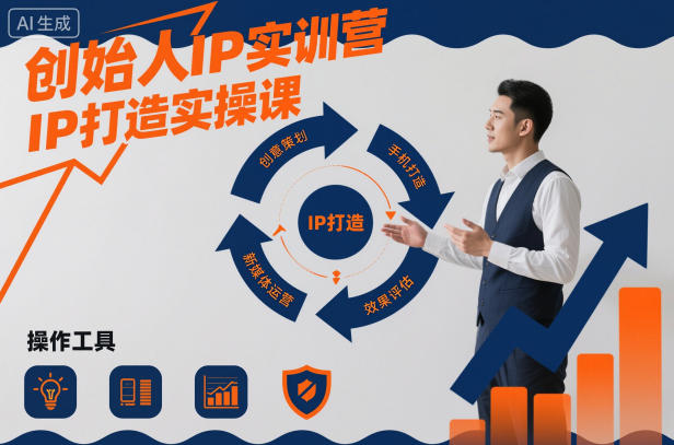 创始人IP实训营，IP打造实操课-赚客网赚