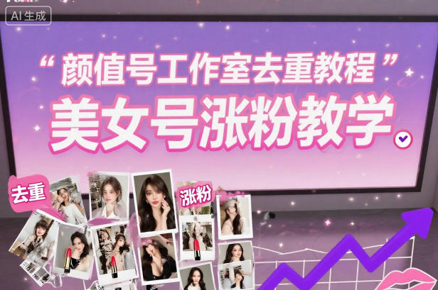 颜值号工作室去重教程，美女号涨粉教学-赚客网赚