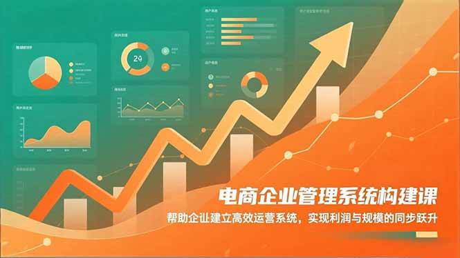 （16643期）电商企业管理系统构建课：帮助企业建立高效运营系统，实现利润与规模的同步跃升-赚客网赚