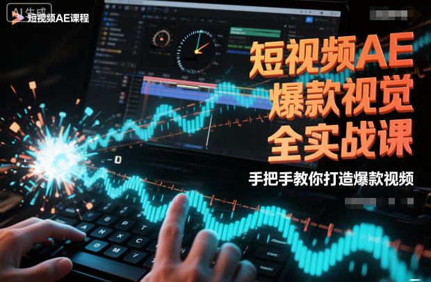 短视频AE爆款视觉全实战课，手把手教你打造爆款视频-赚客网赚
