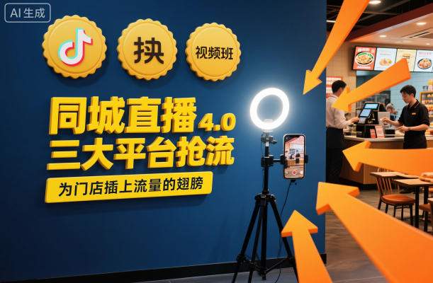 同城直播实操班4.0，三大平台抢流，为门店插上流量的翅膀-赚客网赚