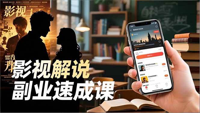 （16740期）Tk影视解说副业速成课，软件安装、全流程实操、爆款预设，新手两周变现-赚客网赚