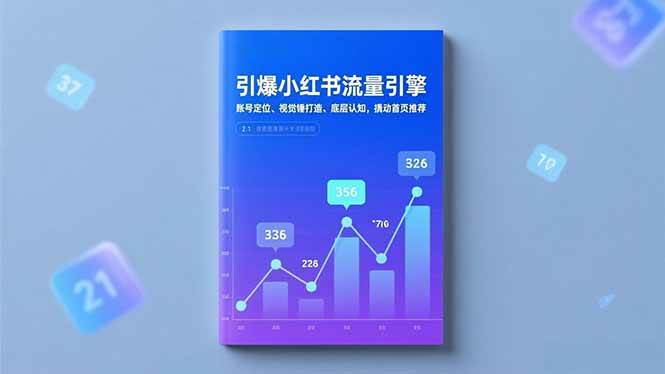 （16744期）引爆小红书流量引擎，账号定位、视觉锤打造、底层认知，撬动首页推荐-赚客网赚