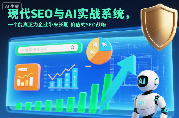 现代SEO与AI实战系统，一个能真正为企业带来长期价值的SEO战略（英语+中文字幕）-赚客网赚