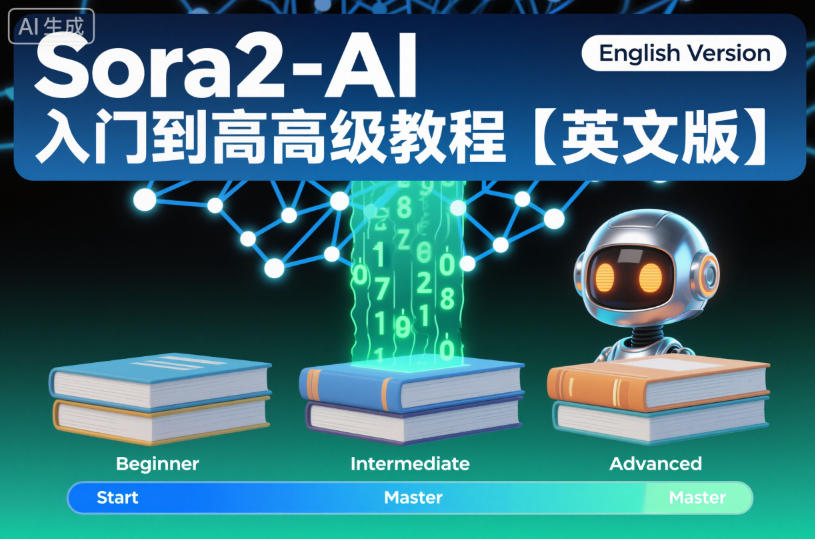 Sora2-AI入门到高级教程【英文版】-赚客网赚