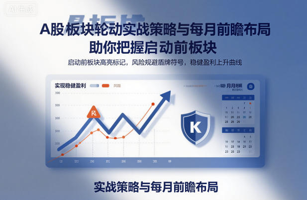 A股板块轮动实战策略与每月前瞻布局，助你把握启动前板块，规避风险，实现稳健盈利-赚客网赚